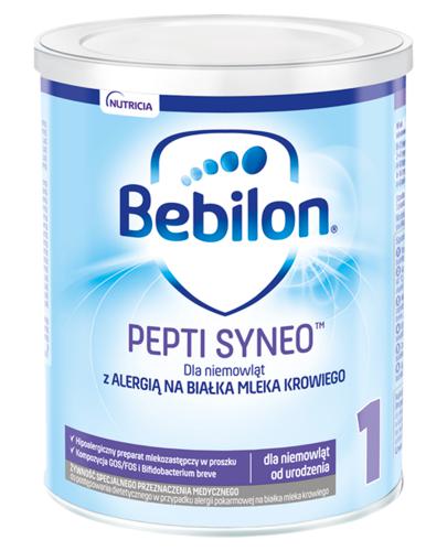 Bebilon PEPTI 1 SYNEO, żywność specjalnego przeznaczenia medycznego dla niemowląt z alergią na białka mleka krowiego, od urodzenia, 400 g  zdjęcie