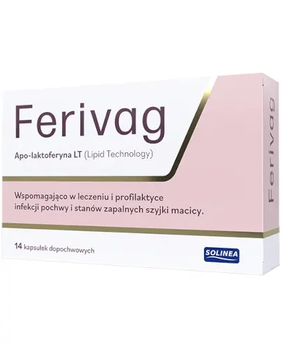 Ferivag 14 kapsułek dopochwowych zdjęcie