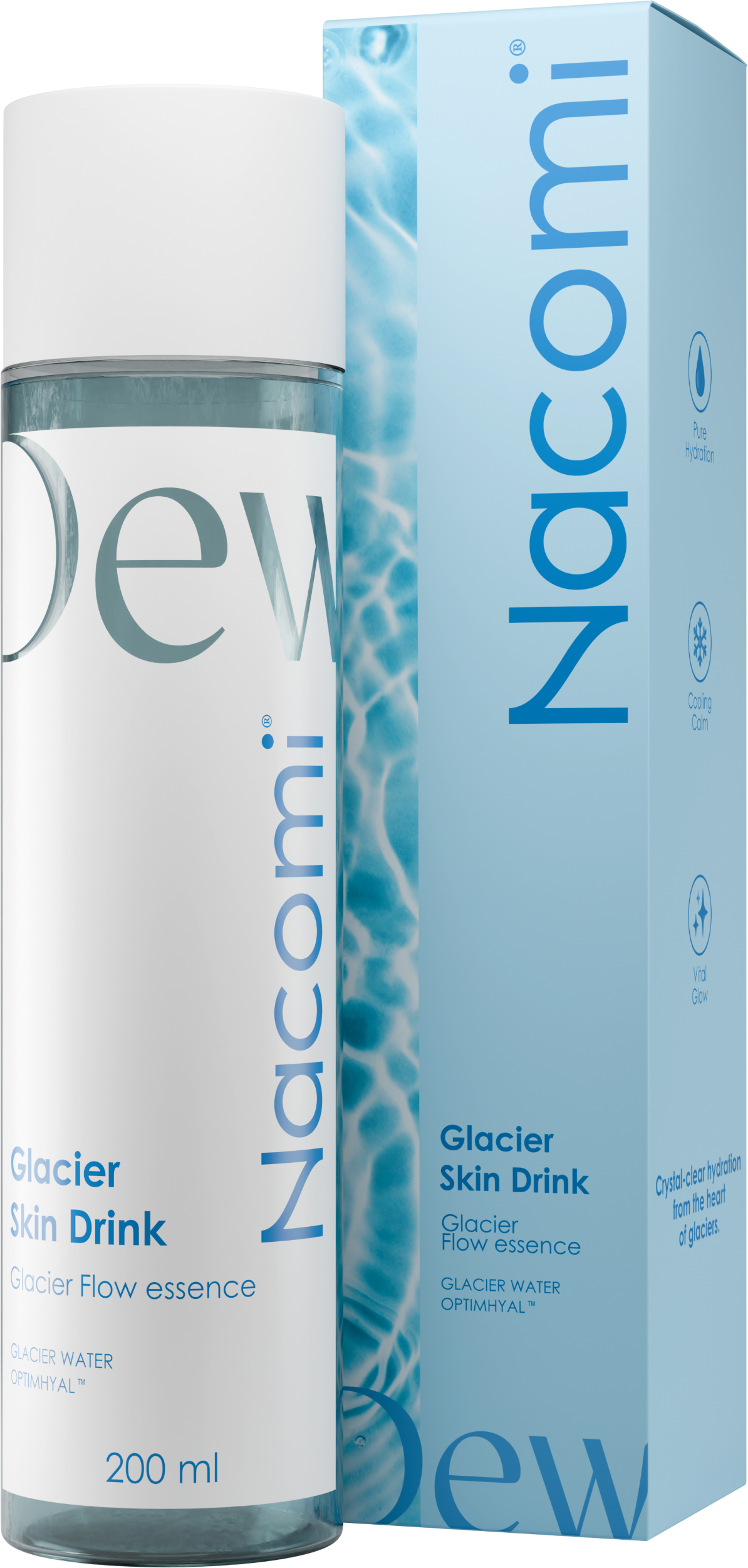 Nacomi Glacier Skin Drink-Intense Hydration Essence, 200 ml zdjęcie