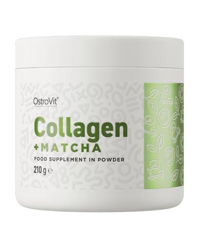 Ostrovit Collagen + Matcha proszek 210 g zdjęcie