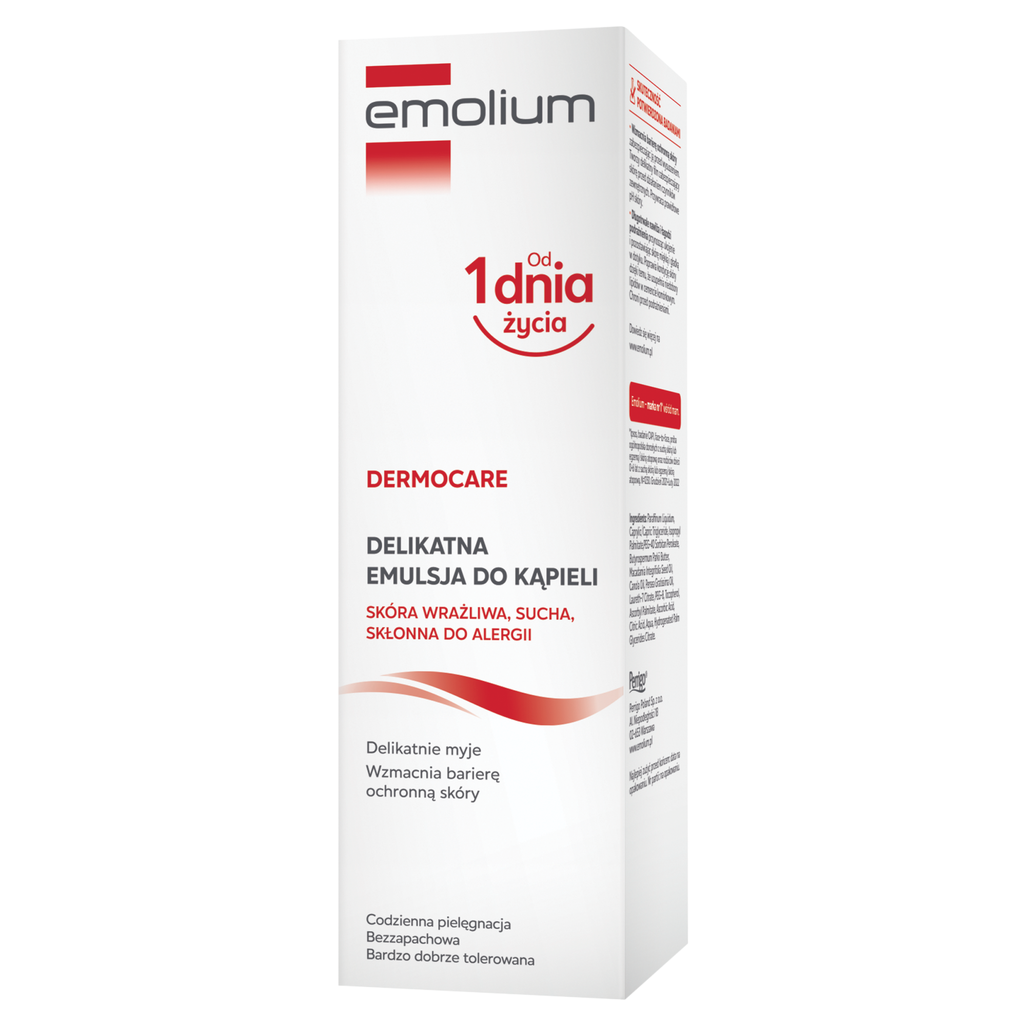Emolium Dermocare, emulsja do kąpieli od 1. dnia życia, 200 ml zdjęcie