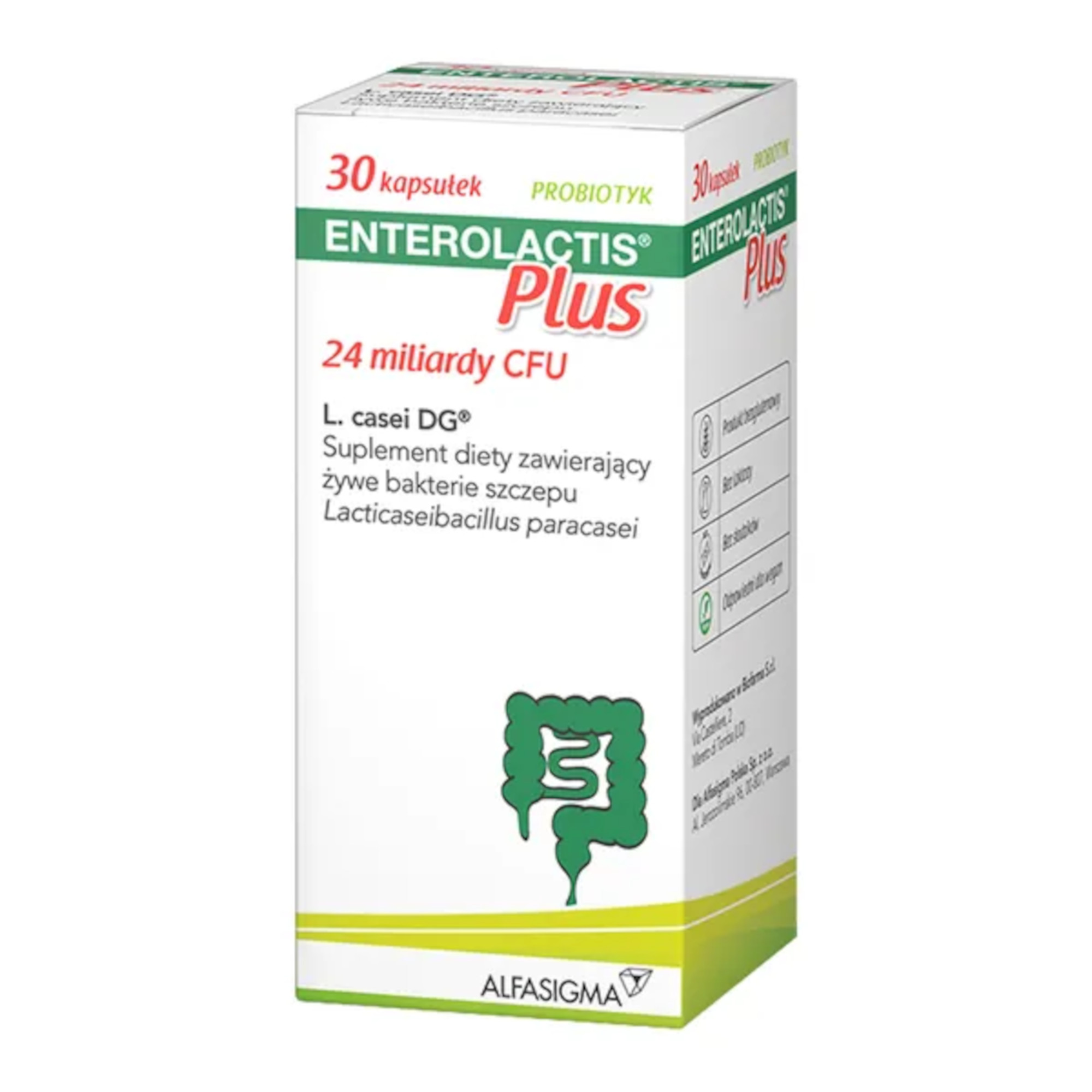 Enterolactis Plus, kapsułki, 30 sztuk