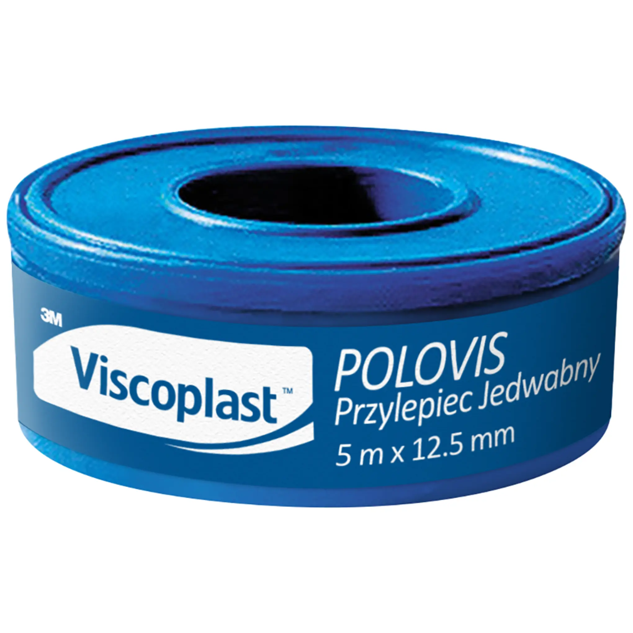 Viscoplast Polovis przylepiec jedwabny 5m x 12,5mm 1 sztuka zdjęcie