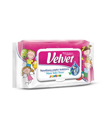 VELVET JUNIOR Nawilżany papier toaletowy - 42 szt. zdjęcie