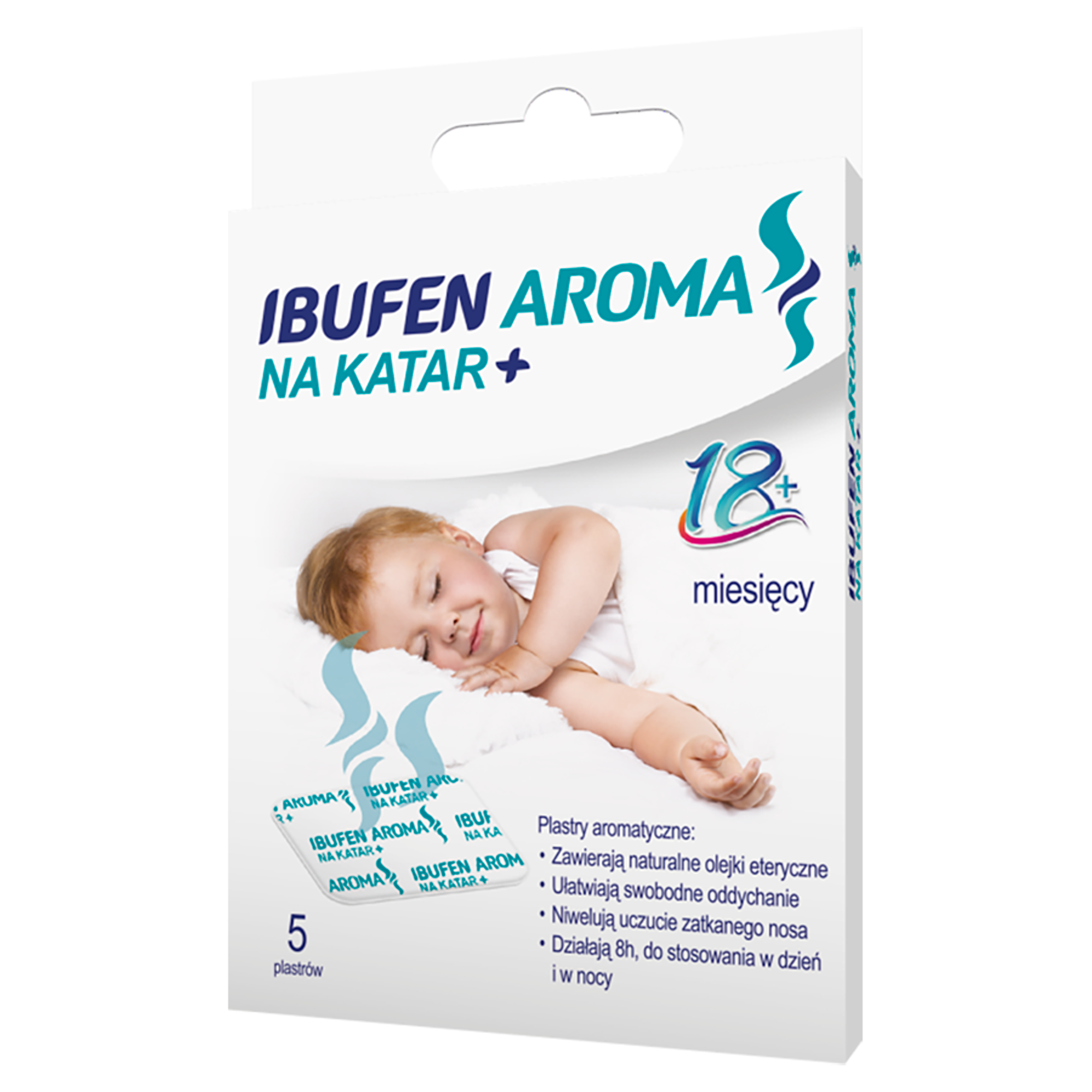 Ibufen Aroma na katar+, plastry, 5 sztuk zdjęcie