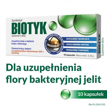 Biotyk 0,4 g 10 kapsułek