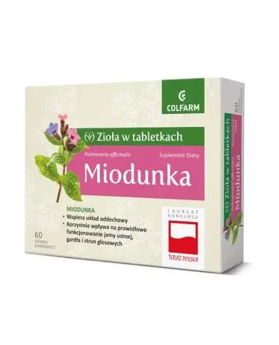 Colfarm, Miodunka, tabletki, 60 sztuk zdjęcie