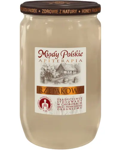 Miody Polskie miód naturalny rzepakowy 950 g zdjęcie