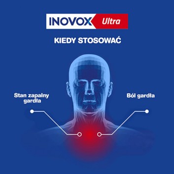 Inovox Ultra 8,75 mg pastylki na gardło smak miętowy 24 sztuki