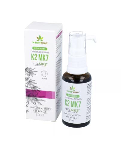 Hempking, Witamina K2 MK7, 30 ml zdjęcie