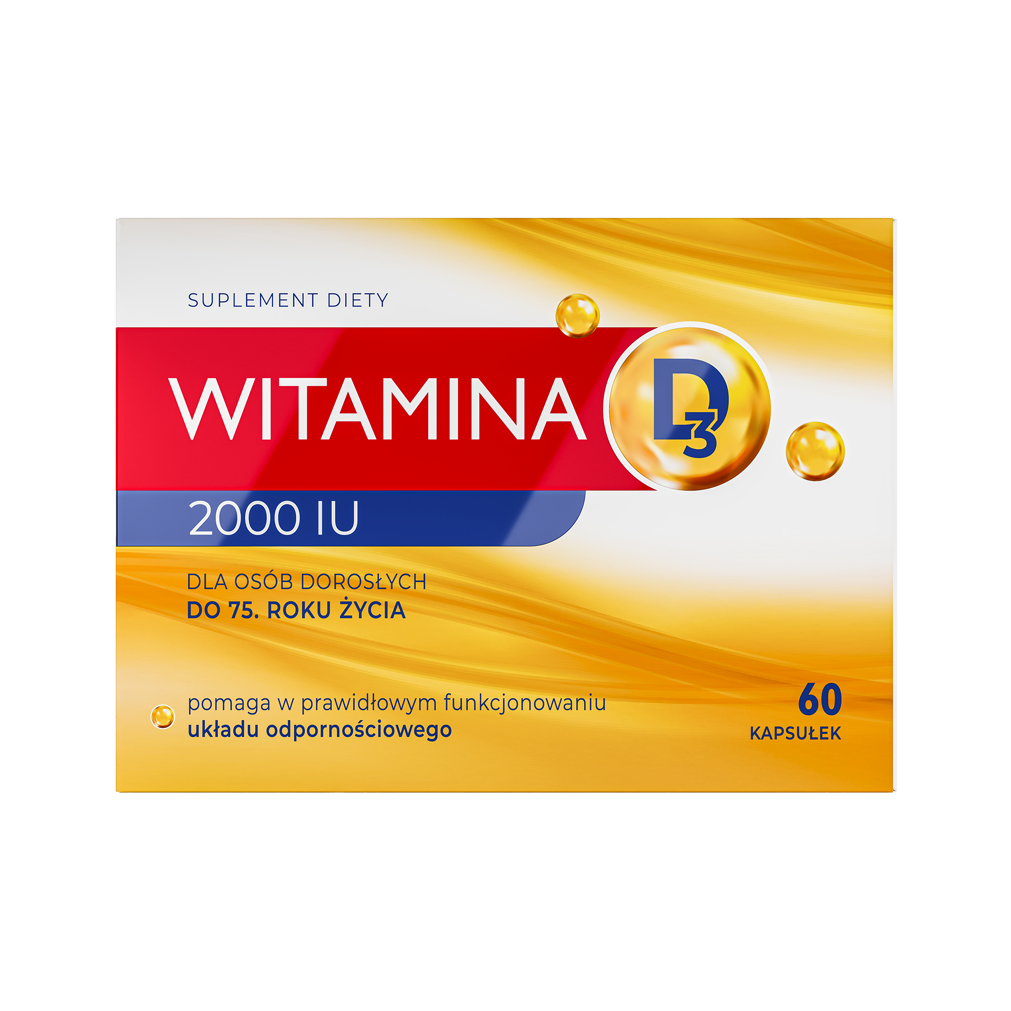 Witamina D3 2000 IU, kapsułki, 60 sztuk zdjęcie