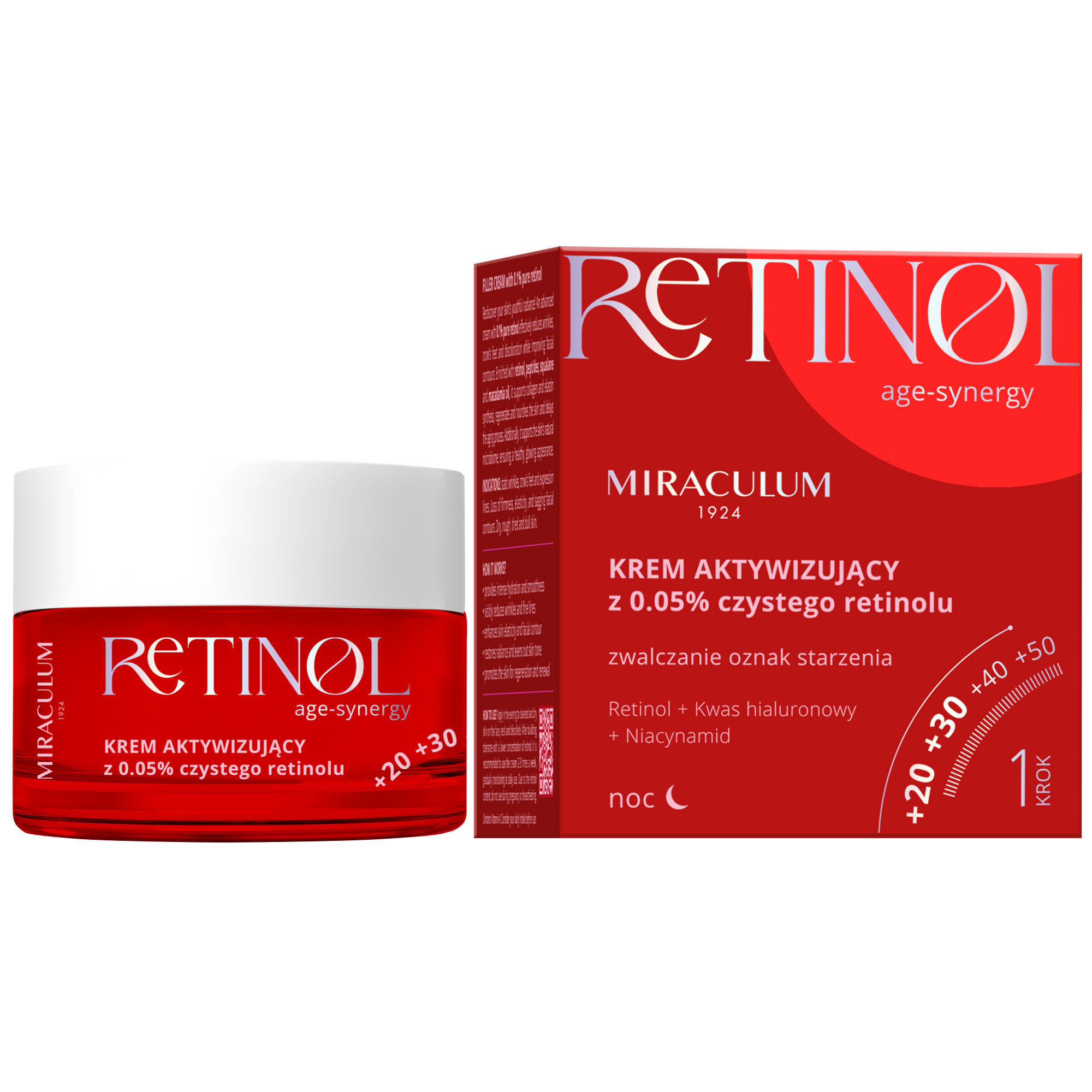 Miraculum Age-Synergy Retinol Krem aktywizujący, 50 ml zdjęcie