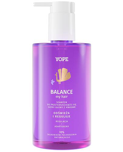 Yope Balance My Hair Szampon do przetłuszczającej się skóry głowy z kwasami, 300 ml zdjęcie