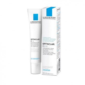 LA ROCHE-POSAY EFFACLAR K(+) Odnawiający krem przeciw zaskórnikom o działaniu antyoksydacyjnym, 40 ml