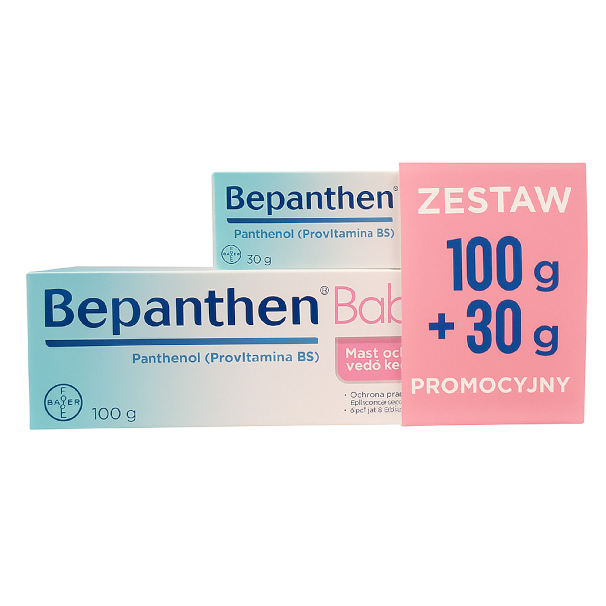 Bepanthen Baby maść ochronna 100 g + Bepanthen Baby maść ochronna 30 g zdjęcie