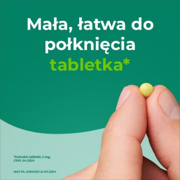 Dulcobis krótkotrwałe leczenie zaparć 5mg 20 tabletek dojelitowych 