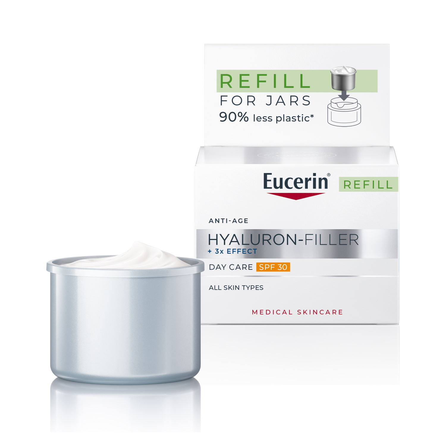 Eucerin Hyaluron-filler krem na dzień SPF30 refill, 50 ml zdjęcie