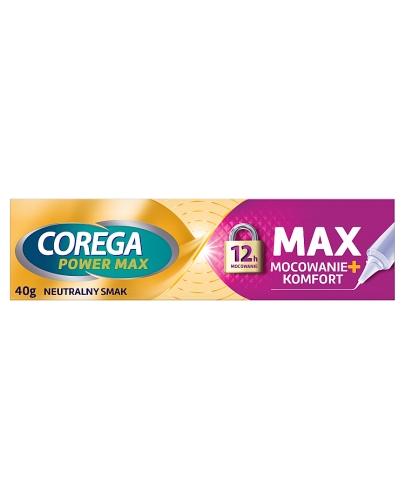 Corega Max Mocowanie + Komfort  Krem do protez zębowych, 40 g zdjęcie