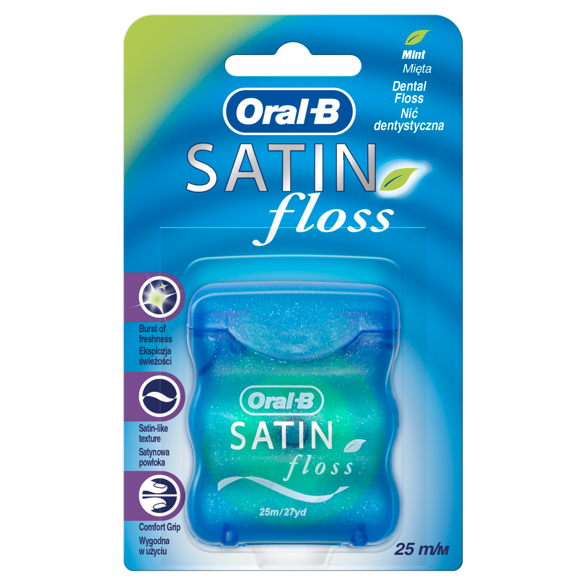 ORAL-B SATINFLOSS Nić dentystyczna, 25 m zdjęcie