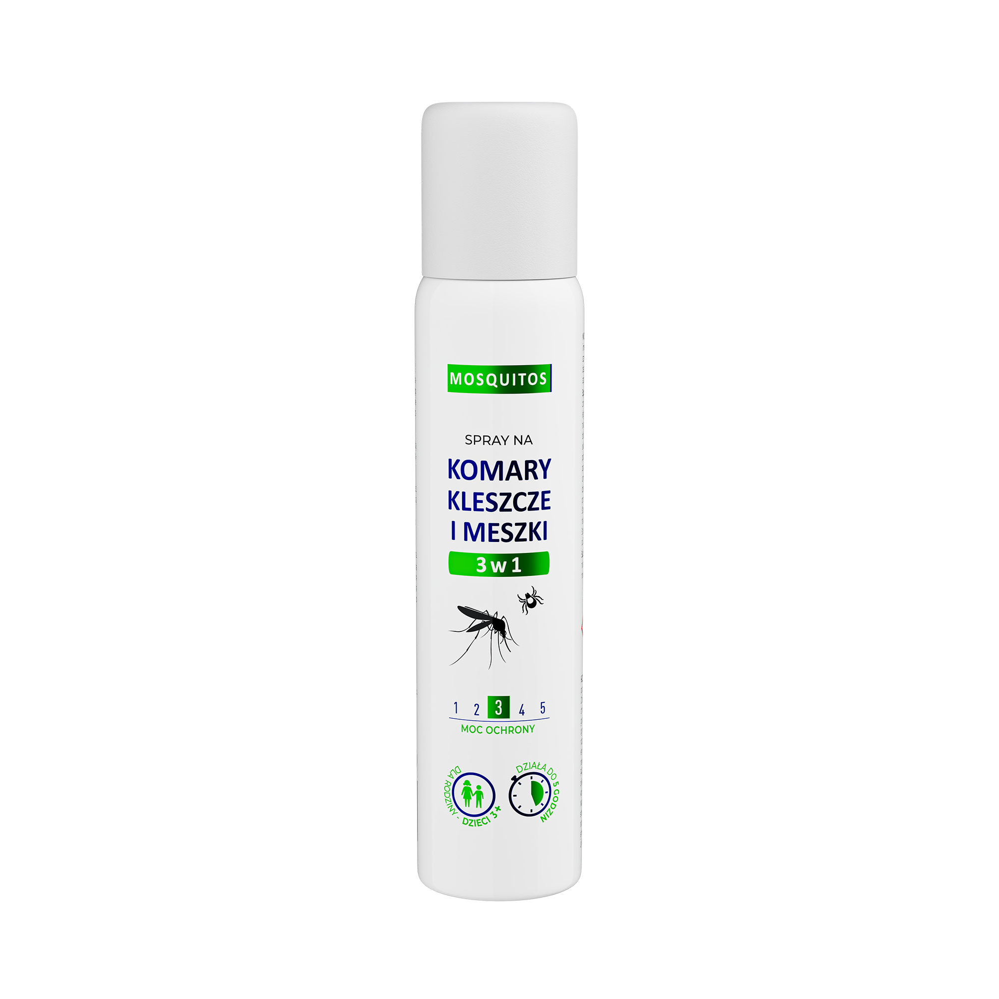 Moskitos Spray na komary, kleszcze i meszki 3w1, 90 ml zdjęcie