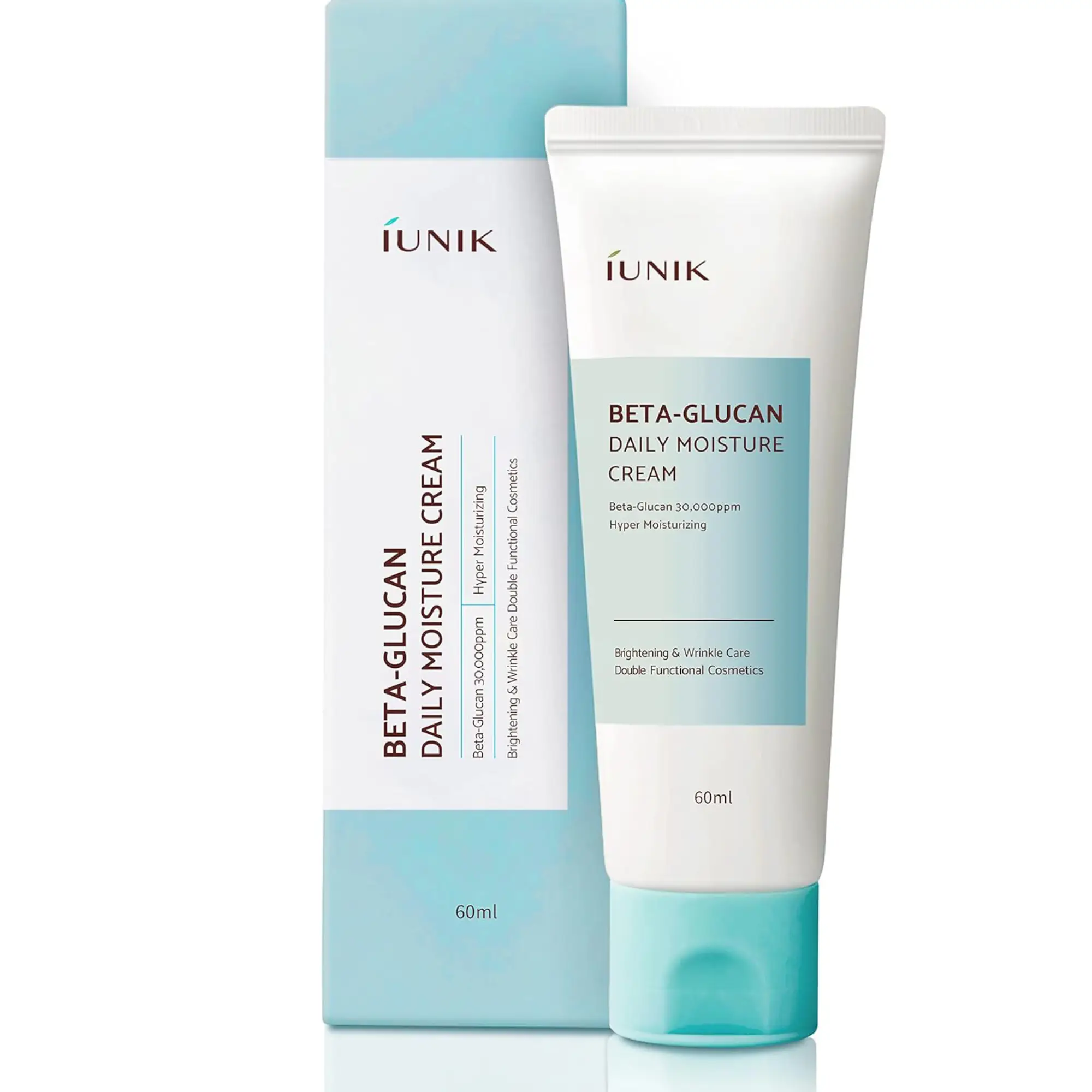 iUNIK Beta-Glucan Daily Moisture Cream nawilżający krem do twarzy, 60 ml
