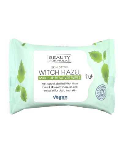 Beauty Formulas, Chusteczki do demakijażu z oczarem wirginijskim, 25 sztuk zdjęcie