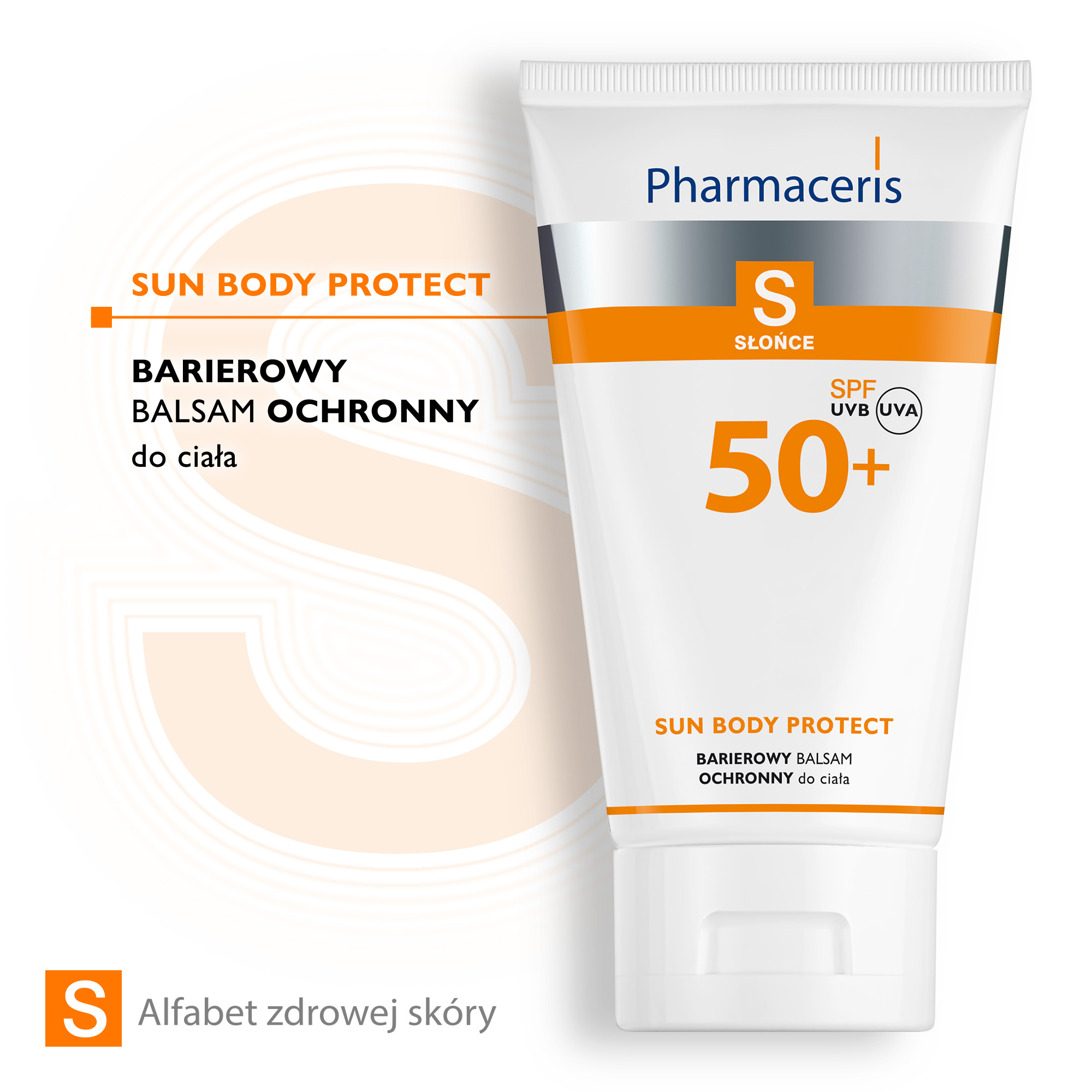 PHARMACERIS S SUN BODY PROTECT Hydrolipidowy ochronny balsam do ciała SPF50+ - 150 ml 