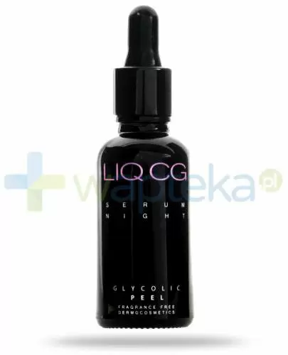 LIQ CG Serum Night glikolowy peeling nocny, koncentrat wygładzający 30 ml zdjęcie