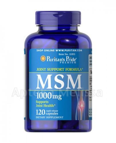 PURITAN'S PRIDE MSM 1000 mg - 120 kaps. zdjęcie