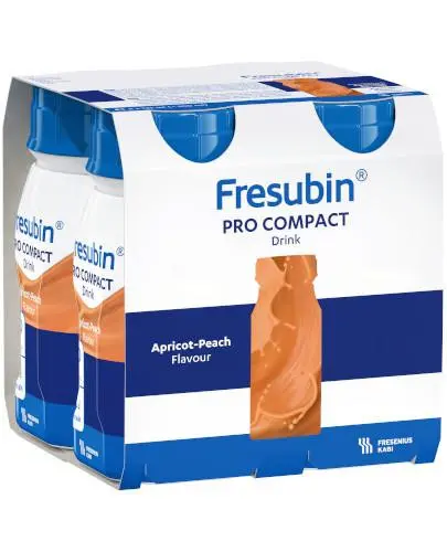 Fresubin Pro Compact Drink, smak morelowo-brzoskwiniowy, 4 x 125 ml zdjęcie