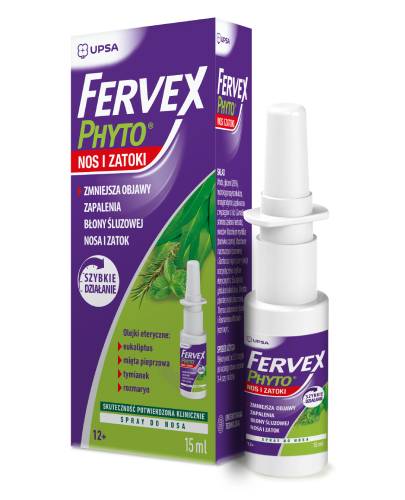 Fervex Phyto nos i zatoki spray, 15 ml zdjęcie