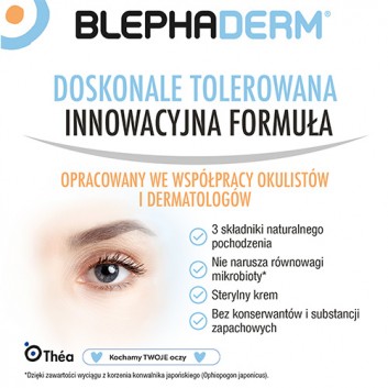 Blephaderm łagodzący krem na powieki i okolice oczu 40 ml
