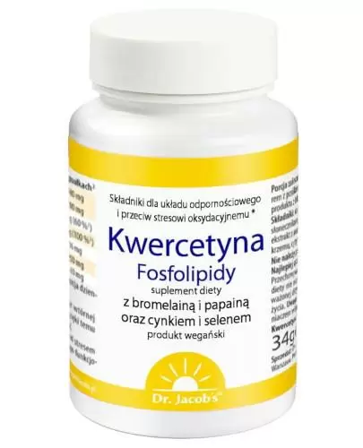 Dr Jacobs Kwercetyna fosfolipidy 60 kapsułek zdjęcie