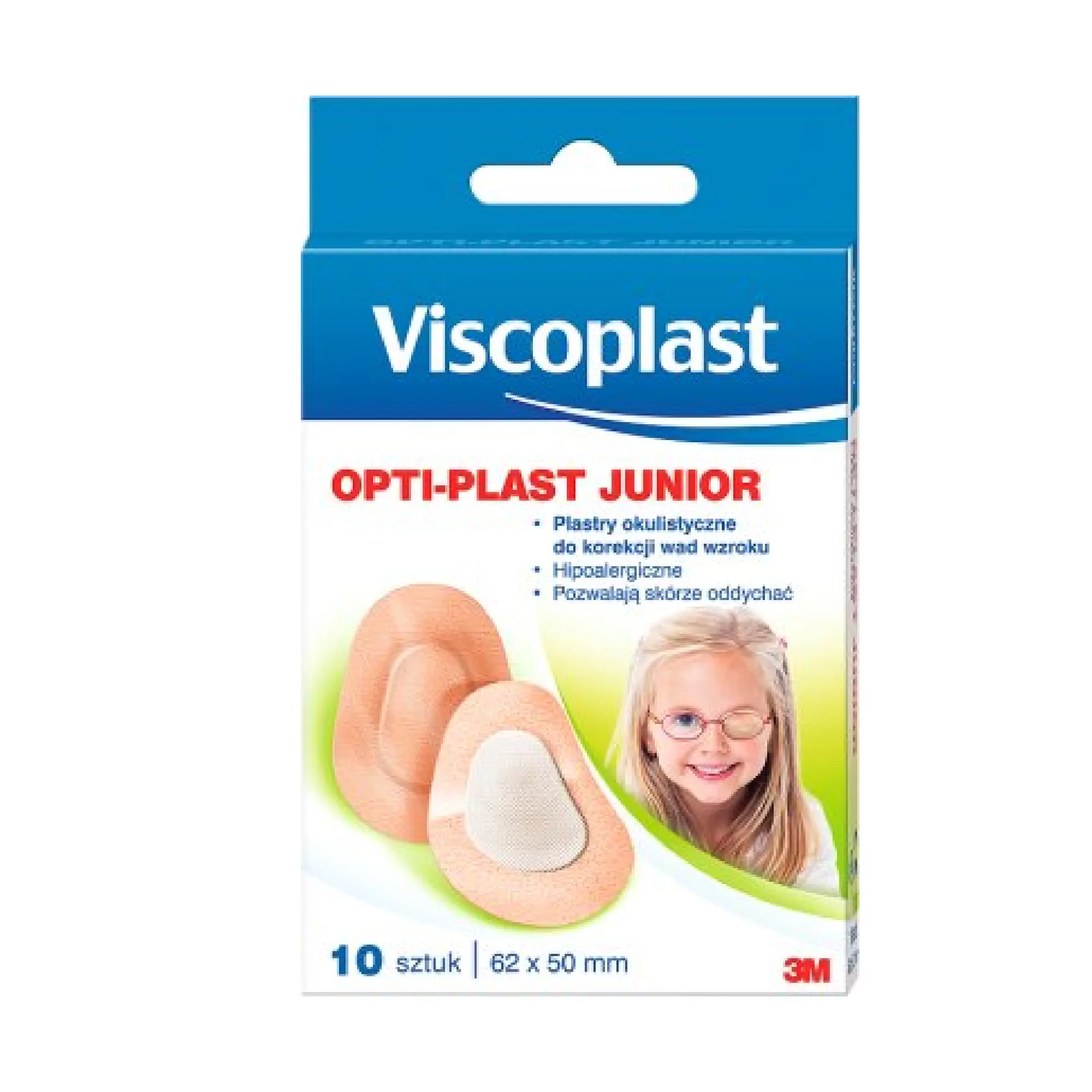 Viscoplast, Opti-plast Junior, plastry okulistyczne, 10 sztuk zdjęcie