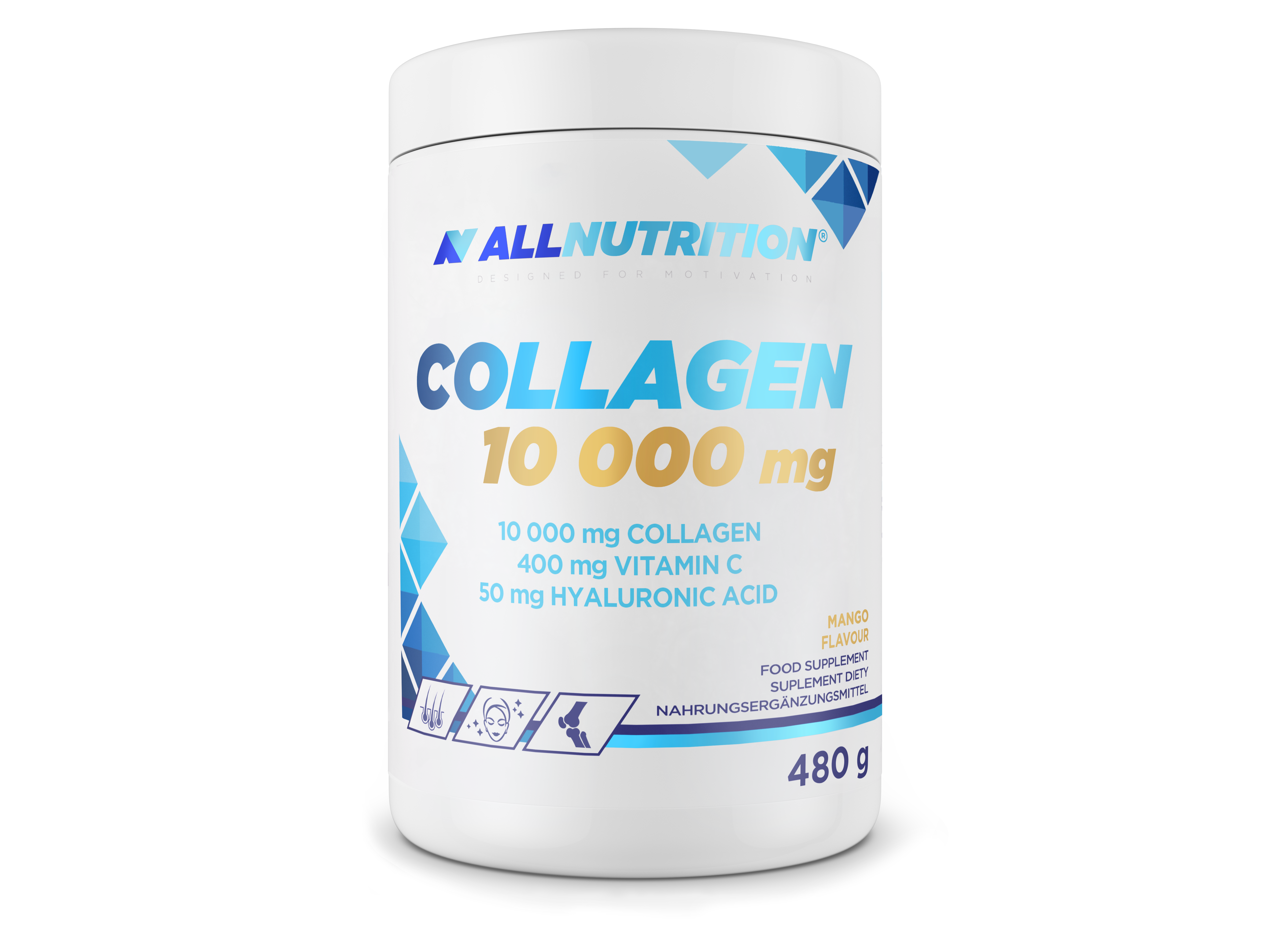 Allnutrition Collagen 10 000 mg Mango, proszek, 480 g
