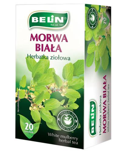 Belin Herbatka ziołowa morwa biała, 20 x 2 g, cena, wskazania, właściwości