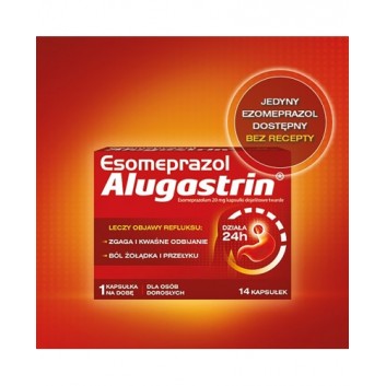 Esomeprazol Alugastrin, 14 kapsułek