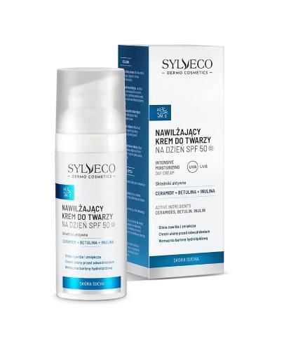 Sylveco Dermo Skóra Sucha nawilżający krem do twarzy na dzień SPF 50 50 ml zdjęcie