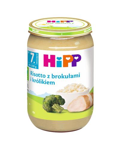 HIPP Risotto z brokułami i królikiem po 7 miesiącu - 220 g, cena, opinie, właściwości zdjęcie