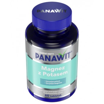 PANAWIT Magnez z Potasem, 60 tabletek