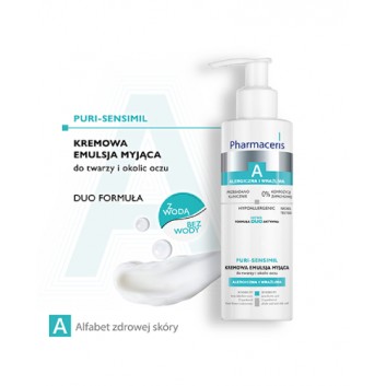 Pharmaceris A, kremowa emulsja myjąca do twarzy, 190 ml