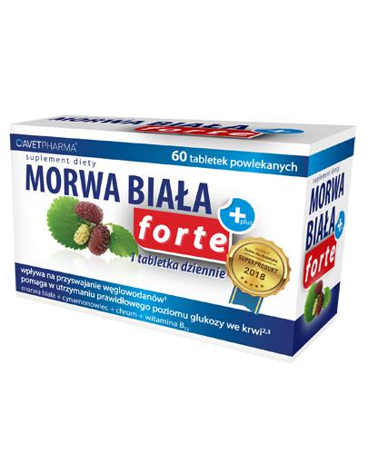 Morwa Biała Plus Forte, tabletki powlekane, 60 sztuk zdjęcie