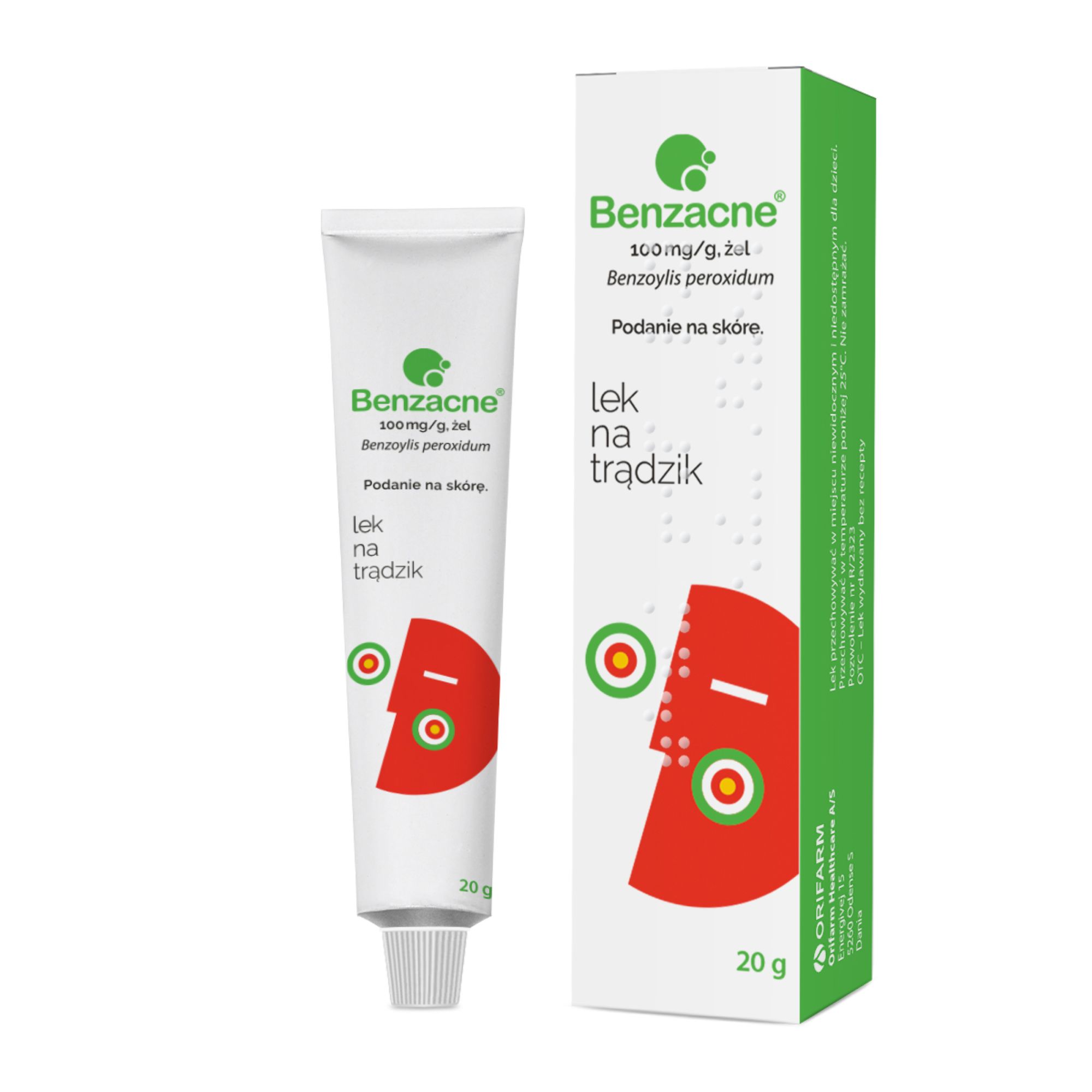 Benzacne, 100 mg/g, żel, 20 g