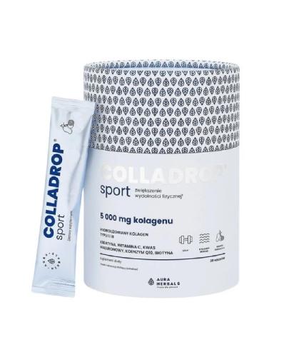 Aura Herbals Colladrop Sport 5000 mg kolagenu mango & marakuja 30 saszetek  zdjęcie