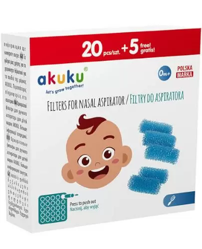 Akuku filtry do aspiratora 25 sztuk [A0037] zdjęcie
