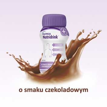 Nutridrink o smaku czekoladowym płyn 4x 125 ml