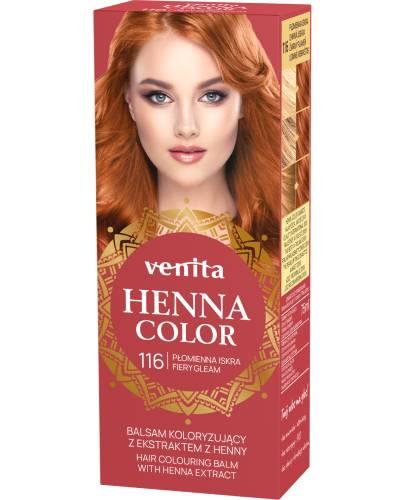 Venita Henna Color, balsam koloryzujący z ekstraktem z henny, 116 Płomienna Iskra, 75 ml zdjęcie