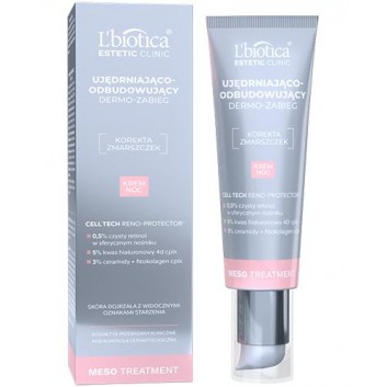 Lbiotica Estetic Clinic Meso Treatment ujędrniająco-odbudowujący dermo-zabieg krem na noc 35 ml