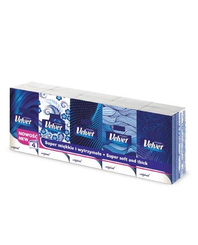 VELVET ORIGINAL Chusteczki higieniczne - 10 x 9 szt. zdjęcie