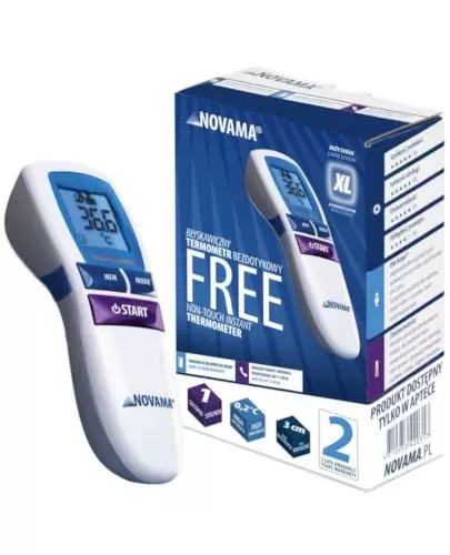 Novama Free XL termometr bezdotykowy 1 sztuka zdjęcie